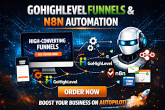 gohighlevel sales funnel gohighlevel website design go high level n8n automation
