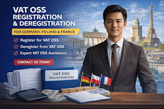 vat oss registration and deregistration for germany, poland, france
