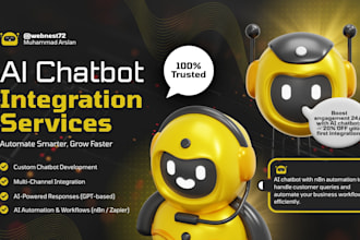 build ai chatbot mobile app and website with n8n automation