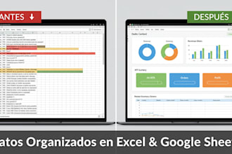 organize and clean your data in excel spreadsheet or google spreadsheet
