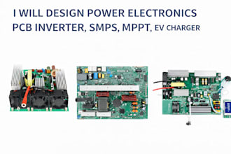 design electronics pcb inverter smps mppt ev charger