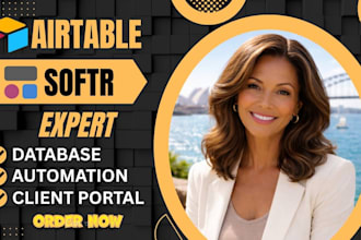 set up airtable softr automation and airtable crm system