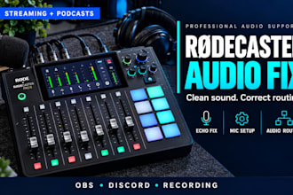 setup rodecaster pro ii with obs for clean audio for streamers
