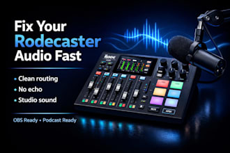 setup rodecaster pro ii with obs for clean audio for streamers