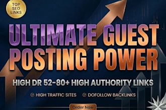 high authority guest post backlinks with manual outreach SEO