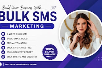 send bulk sms marketing campaign, email blast, text message and bulk sms