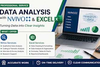 professional data analysis and research support with nvivo