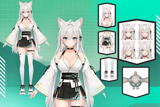 professionally fix vrchat avatar, rig, convert and upload vrchat or furry avatar