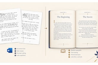 format your ebook, christian memoir, workbook or journal design