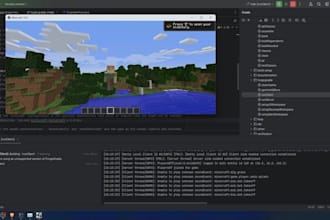 develop minecraft plugins addon and mods for java bedrock