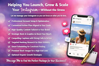 be your instagram and tiktok manager and content creator
