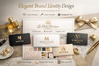create an elegant and timeless brand identity