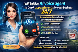 ai voice agent call answering appointment booking automation