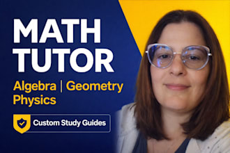 provide expert math tutoring and study guides