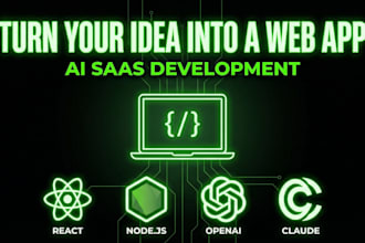 build a custom ai saas web app