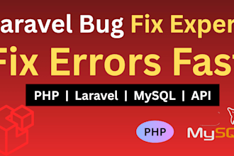fix laravel bugs, errors and issues quickly