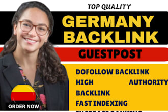 provide german backlins from high authority de website
