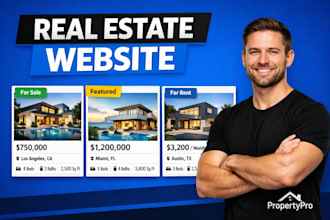 build real estate website design with idx mls for realtors agents wordpress