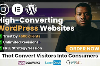 desarrollo web wordpress con elementor
