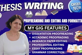 proofread and edit your german thesis, dissertation or academic paper