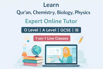 teach quran chemistry biology and physics