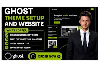 design ghost theme ghost template ghost website design ghost newsletter