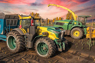 make realistic farming simulator vehicle mods textures and animations
