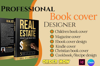 design book cover, KDP kindle cover, paperback cover design for amazon