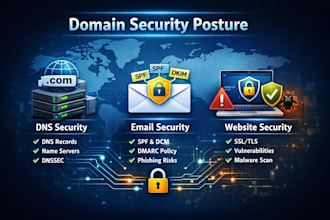 perform a dns and domain security assessment report