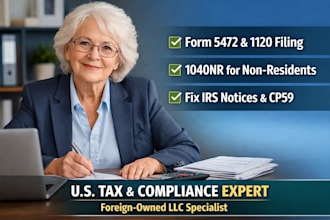 file form 5472 and 1120 for foreign owned llc US tax filing