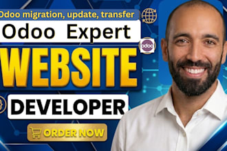 do odoo website development, clone, transfer, upgrade odoo and odoo migration