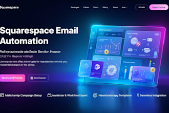 do squarespace email automation, mailchimp, email campaign ,newsletter forms n8n