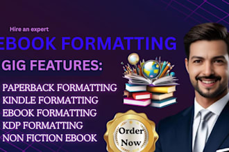 format your ebook, paperback, and kindle book for clean amazon KDP upload