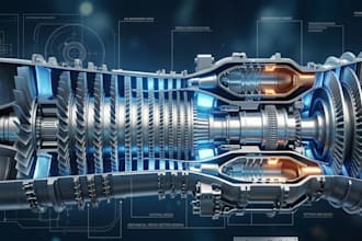 create high quality mechanical 3d renders and technical art