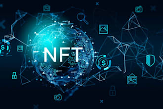 develop and launch your nft collection with mint website, blockchain integration