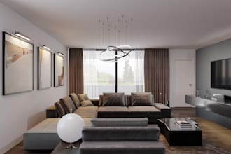 3d design your interior room, apartment, home 3d living room interior rendering