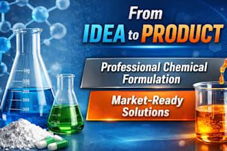develop new products with my expert knowledge in chemistry