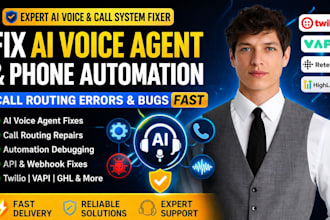 fix ai voice agent ai phone automation call routing error ai bugs