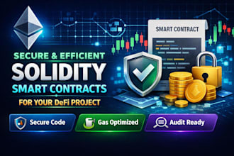 write a secure and efficient solidity smart contract for your defi project