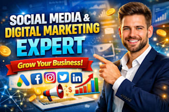 manage social media, create marketing strategies and run google ads
