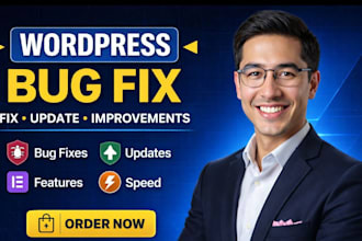 wordpress bug fix, update errors, business website issues fix woocommerce lms