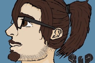 draw your desired headshot
