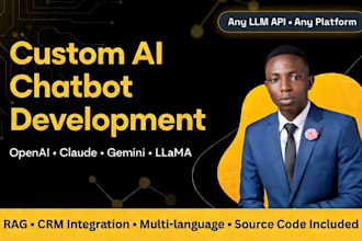 build a custom ai chatbot using openai, claude, gemini or any llm API