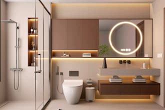 design 3d bathroom interior design 3d bathroom rendering, 3d modeling