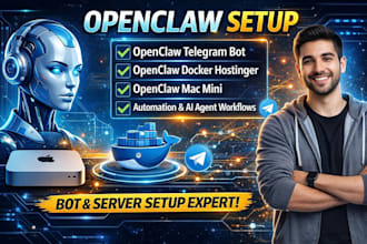 openclaw setup openclaw telegram bot openclaw doker hostinger openclaw mac mini