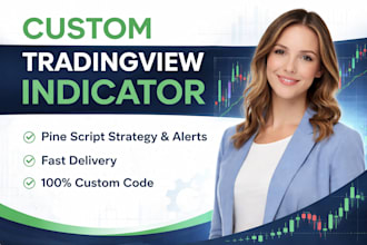 develop custom tradingview pine script strategy, indicator, or screener