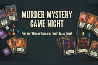 design custom board game, card game, and tabletop game artwork