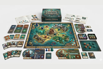 design custom board game, card game, and tabletop game artwork