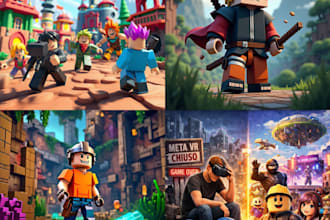 make professional roblox youtube thumbnail for you
