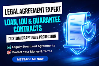 write guarantee agreement financial guarantee promissory note loan agreement iou